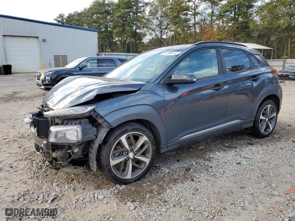 2018 Hyundai Kona Ultimate with VIN KM8K5CA51JU075544, listed as a Copart auction lot 81799114 with 123,096 mi miles and Salvage Title. Bid and sale history available at carsss.com. Image 1.