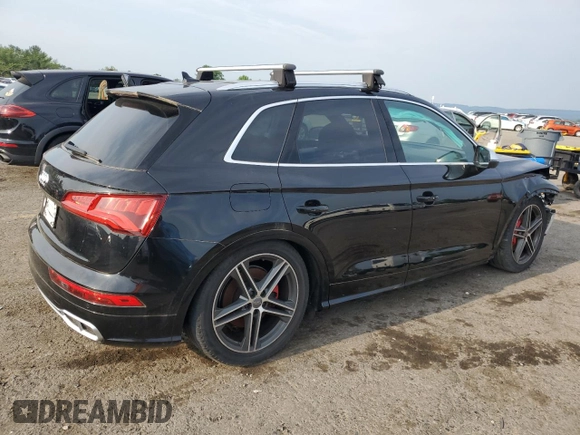 2020 Audi SQ5 Premium Plus with VIN WA1B4AFY1L2023175, listed as a Copart auction lot 59891245 with Not provided miles and Salvage title. Bid and sale history available at DreamBid. Image 3.