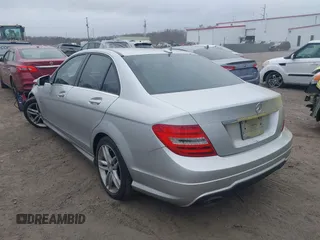 2012 Mercedes-Benz C-Class C 250 Sport with VIN WDDGF4HB6CR219898, listed as a IAAI auction lot 41726566 with 194,243 mi miles. Bid and sale history available at carsss.com. Image 3.