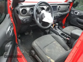 2021 Jeep Wrangler Unlimited Sport S with VIN 1C4HJXDN7MW544741, listed as a Copart auction lot 81781204 with 78,481 mi miles and Non repairable. Bid and sale history available at DreamBid. Image 8.