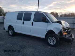 2016 Chevrolet Express Cargo with VIN 1GCWGAFF2G1254028, listed as a Copart auction lot 79596474 with Not provided miles and Salvage title. Bid and sale history available at DreamBid. Image 4.