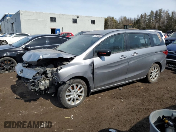 2015 Mazda 5 Touring with VIN JM1CW2CL4F0185773, listed as a Copart auction lot 48615505 with 105,488 mi miles and Salvage Title. Bid and sale history available at carsss.com. Image 1.