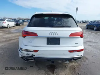 2022 Audi Q5 S line Premium Plus with VIN WA1EAAFY7N2092557, listed as a IAAI auction lot 41596625 with 50,217 mi miles. Bid and sale history available at carsss.com. Image 16.