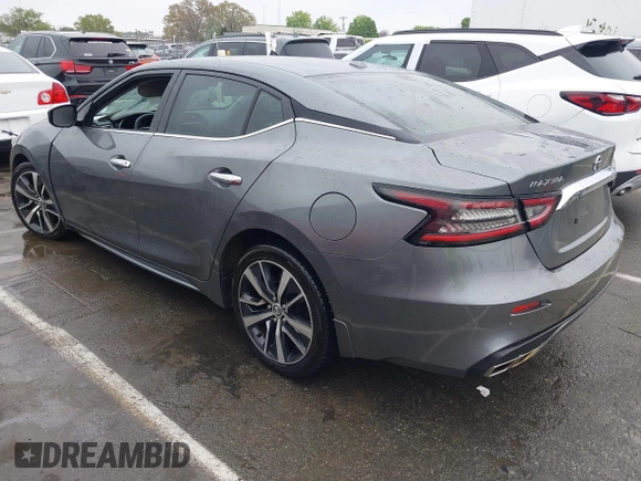 2020 Nissan Maxima S with VIN 1N4AA6BV8LC367086, listed as a IAAI auction lot 41941357 with 79,550 mi miles and . Bid and sale history available at DreamBid. Image 3.