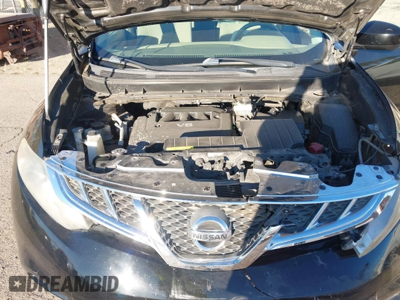 2013 Nissan Murano SL with VIN JN8AZ1MU1DW201782, listed as a IAAI auction lot 41653993 with 134,976 mi miles. Bid and sale history available at carsss.com. Image 10.