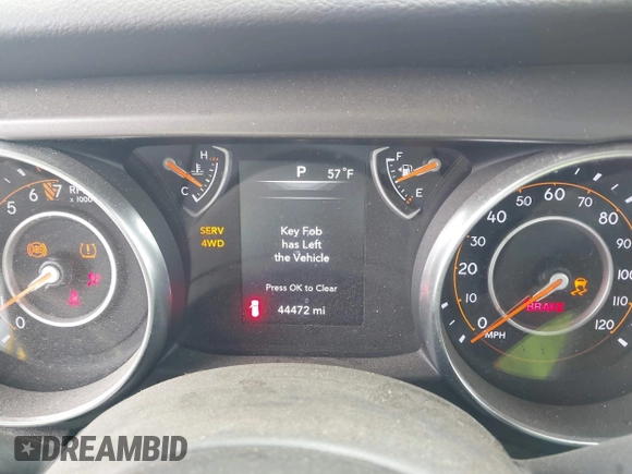 2022 Jeep Wrangler Unlimited Sport S with VIN 1C4HJXDG8NW126143, listed as a IAAI auction lot 42197273 with 44,472 mi miles and . Bid and sale history available at DreamBid. Image 7.