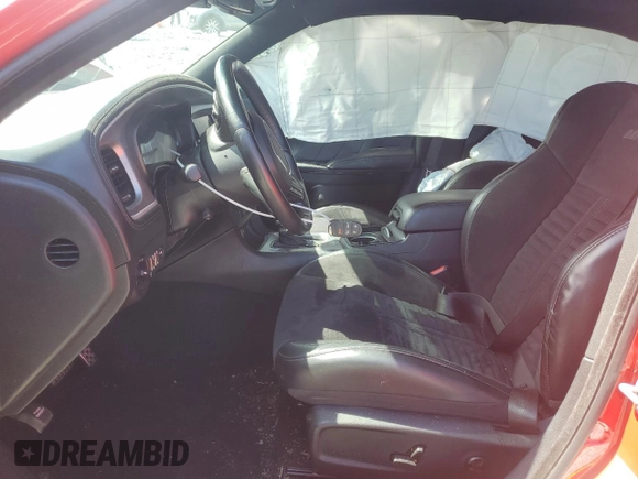 2021 Dodge Charger R/T with VIN 2C3CDXCT0MH553169, listed as a Copart auction lot 55553225 with 90,696 mi miles and Salvage title. Bid and sale history available at DreamBid. Image 7.
