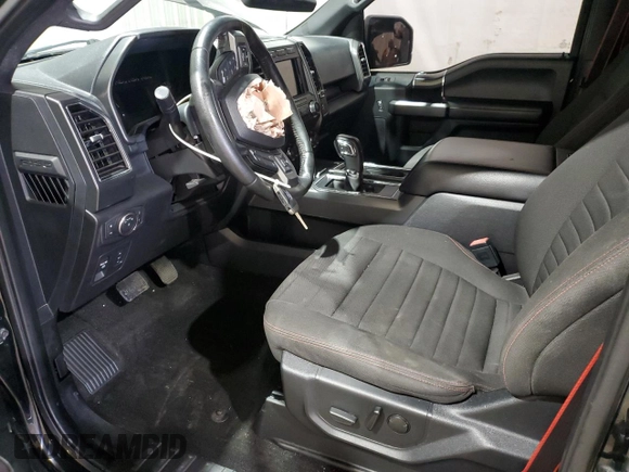 2019 Ford F-150 XL with VIN 1FTEW1E51KFA26847, listed as a Copart auction lot 57114385 with 65,139 mi miles and Clean title. Bid and sale history available at DreamBid. Image 7.
