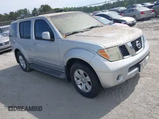 2005 Nissan Pathfinder XE with VIN 5N1AR18U25C706119, listed as a IAAI auction lot 42092008 with 1 mi miles. Bid and sale history available at carsss.com. Image 1.