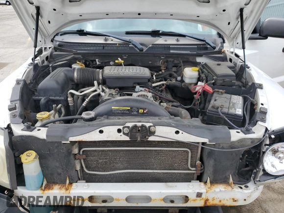 2005 Dodge Dakota SLT with VIN 1D7HE42N75S290422, listed as a Copart auction lot 59613155 with 132,450 mi miles and Salvage title. Bid and sale history available at DreamBid. Image 11.