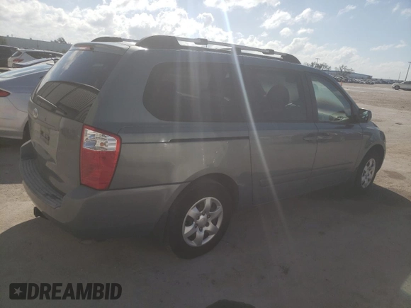 2008 Kia Sedona LX with VIN KNDMB233286262236, listed as a Copart auction lot 78311374 with Not Provided miles and Salvage Title. Bid and sale history available at carsss.com. Image 3.