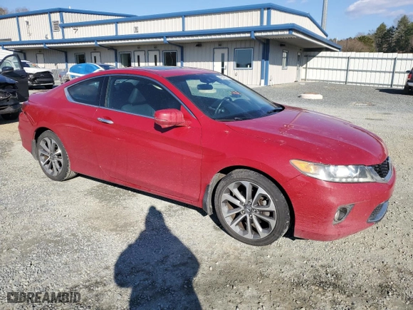 2013 Honda Accord Cpe EX-L with VIN 1HGCT2B8XDA006117, listed as a Copart auction lot 46342315 with NaN miles and Salvage Title. Bid and sale history available at carsss.com. Image 4.