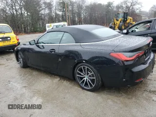 2024 BMW 4 Series 430i z VIN WBA23AT09RCN57810, wystawiony jako Copart lot #84452014 z przebiegiem Nie podano mil oraz Szkoda całkowita • Salvage title. Historia ofert i sprzedaży dostępna na DreamBid. Obrazek 2.