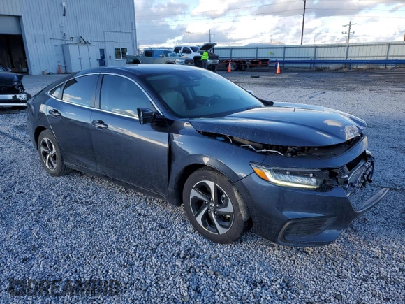 2022 Honda Insight EX with VIN 19XZE4F56NE011358, listed as a Copart auction lot 44727035 with 52,997 mi miles and Salvage Title. Bid and sale history available at carsss.com. Image 4.