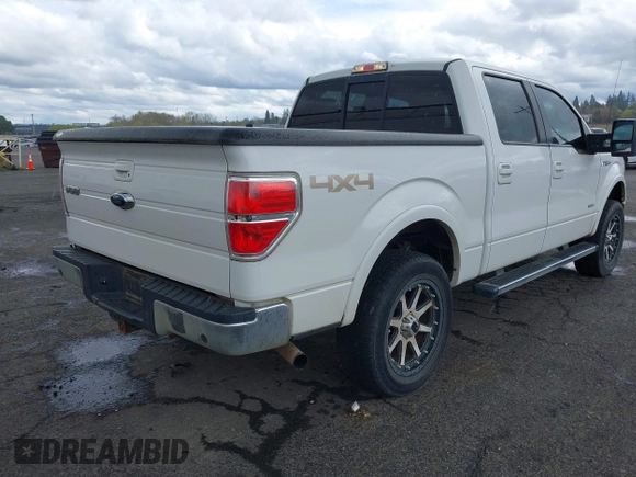 2012 Ford F-150 XL with VIN 1FTFW1ET0CFC60238, listed as a IAAI auction lot 41914729 with 220,764 mi miles. Bid and sale history available at carsss.com. Image 4.
