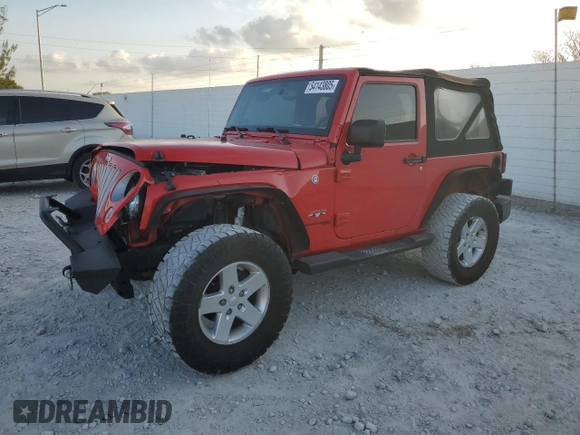 2018 Jeep Wrangler Sahara with VIN 1C4AJWBG4JL859218, listed as a Copart auction lot 54143805 with 71,091 mi miles and Salvage title. Bid and sale history available at DreamBid. Image 1.