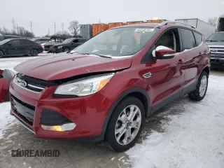 2016 Ford Escape Titanium with VIN 1FMCU9JXXGUA62330, listed as a Copart auction lot 45338705 with 65,722 mi miles and Salvage Title. Bid and sale history available at carsss.com. Image 1.