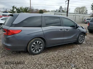 2022 Honda Odyssey EX-L z VIN 5FNRL6H78NB049944, wystawiony jako Copart lot #52403275 z przebiegiem Nie podano mil oraz Szkoda całkowita • Salvage title. Historia ofert i sprzedaży dostępna na DreamBid. Obrazek 3.
