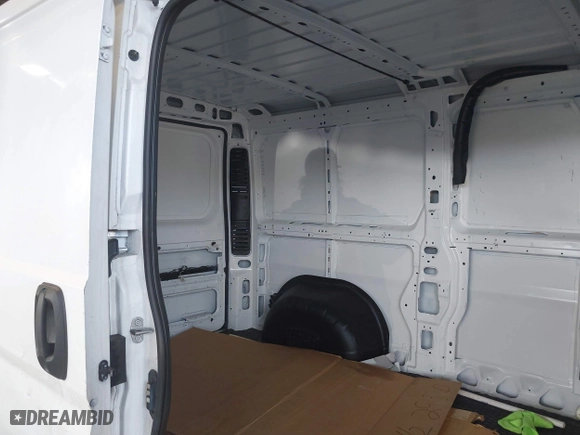 2021 Ram ProMaster Cargo Van with VIN 3C6LRVAG9ME521265, listed as a IAAI auction lot 41742552 with 47,020 mi miles. Bid and sale history available at carsss.com. Image 8.