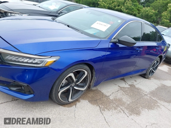 2021 Honda Accord Sport with VIN 1HGCV2F37MA012790, listed as a IAAI auction lot 42442287 with 14,955 mi miles and . Bid and sale history available at DreamBid. Image 14.