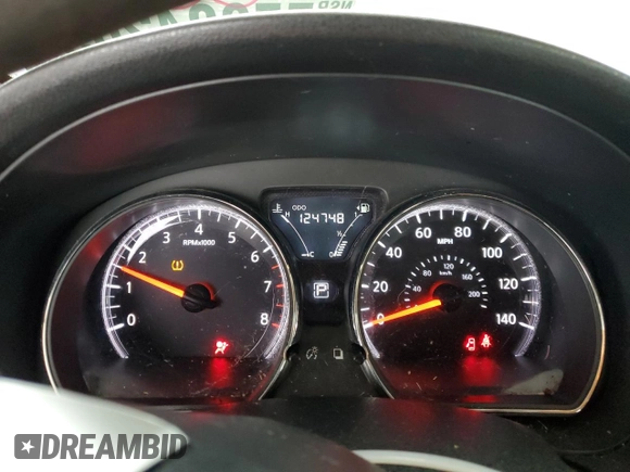 2016 Nissan Versa S with VIN 3N1CN7AP8GL852406, listed as a Copart auction lot 55884205 with 124,748 mi miles and Salvage title. Bid and sale history available at DreamBid. Image 9.
