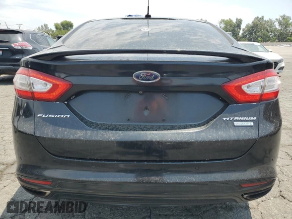 2013 Ford Fusion Titanium with VIN 3FA6P0K98DR103180, listed as a Copart auction lot 59403085 with 184,087 mi miles and Salvage title. Bid and sale history available at DreamBid. Image 6.