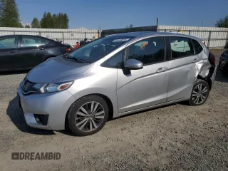 2015 Honda Fit EX-L with VIN 3HGGK5H82FM704093, listed as a Copart auction lot 54449815 with 120,570 mi miles and Salvage Title. Bid and sale history available at carsss.com. Image 1.