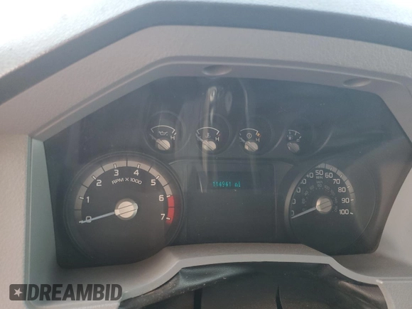 2015 Ford F-350 Platinum with VIN 1FT8W3B61FEA54617, listed as a Copart auction lot 74840444 with 114,941 mi miles and Salvage Title. Bid and sale history available at DreamBid. Image 9.