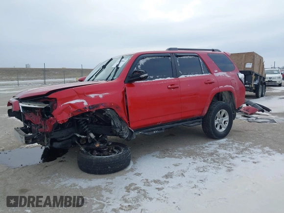 2018 Toyota 4Runner SR5 with VIN JTEBU5JR5J5535848, listed as a IAAI auction lot 41405864 with 112,214 mi miles and . Bid and sale history available at DreamBid. Image 2.