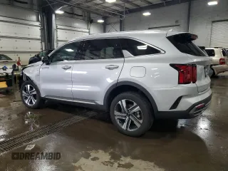 2024 Kia Sorento SX Prestige with VIN KNDRKDLG3R5247126, listed as a Copart auction lot 55260115 with 17,154 mi miles and Salvage title. Bid and sale history available at DreamBid. Image 2.