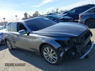 2017 Infiniti Q50 Signature Edition with VIN JN1EV7APXHM742747, listed as a IAAI auction lot 41278752 with 49,739 mi miles and . Bid and sale history available at DreamBid. Image 12.