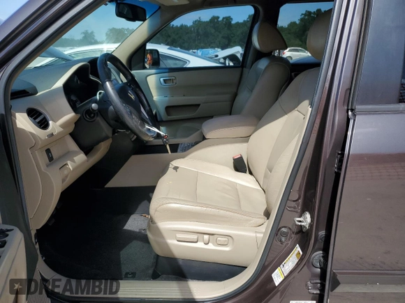 2012 Honda Pilot EX-L with VIN 5FNYF3H53CB025497, listed as a Copart auction lot 55122755 with 220,003 mi miles and Salvage Title. Bid and sale history available at DreamBid. Image 7.