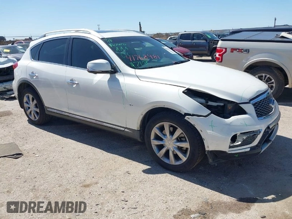 2016 Infiniti QX50 with VIN JN1BJ0RP4GM232130, listed as a IAAI auction lot 41768481 with 138,114 mi miles. Bid and sale history available at carsss.com. Image 1.