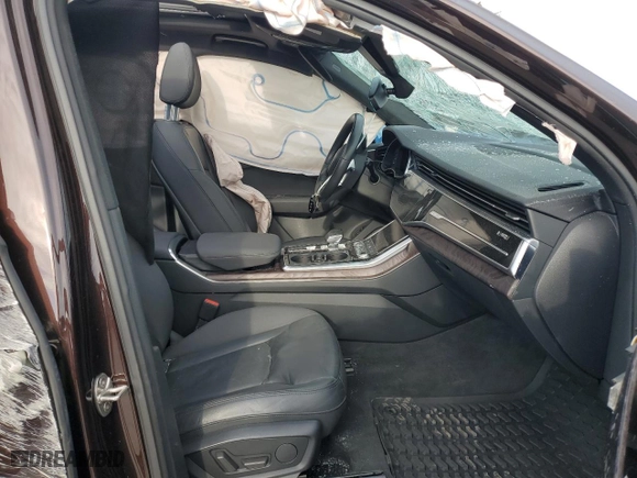 2020 Audi Q7 Premium with VIN WA1AXAF73LD006991, listed as a Copart auction lot 75948974 with 0 mi miles and Salvage Title. Bid and sale history available at carsss.com. Image 7.