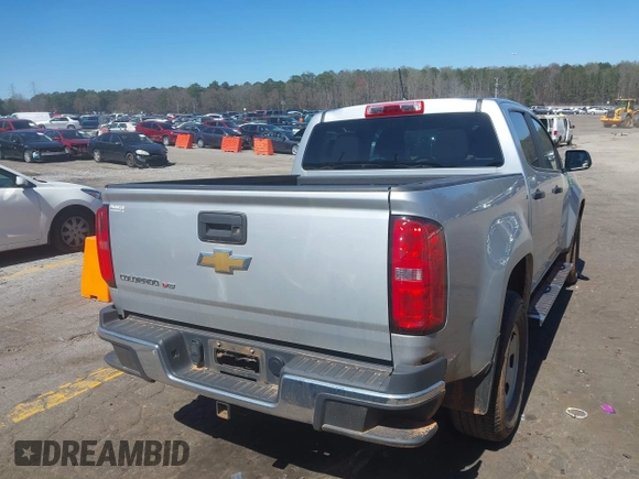 2020 Chevrolet Colorado 2WD Work Truck with VIN 1GCGSBEN7L1122460, listed as a IAAI auction lot 41815237 with 34,781 mi miles and . Bid and sale history available at DreamBid. Image 4.