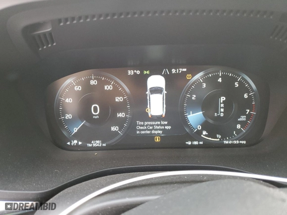 2019 Volvo XC60 Inscription with VIN LYV102RLXKB227618, listed as a Copart auction lot 89004055 with 41,981 mi miles and Salvage Title. Bid and sale history available at carsss.com. Image 9.