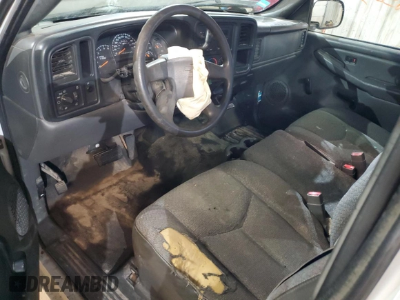 2006 Chevrolet Silverado 1500 Work Truck with VIN 3GCEC14X66G263883, listed as a Copart auction lot 48528555 with 177,517 mi miles and Salvage Title. Bid and sale history available at DreamBid. Image 8.