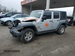 2008 Jeep Wrangler Unlimited X with VIN 1J4GA39188L653530, listed as a Copart auction lot 52585055 with 177,824 mi miles and Salvage Title. Bid and sale history available at carsss.com. Image 1.