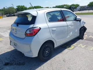 2024 Mitsubishi Mirage ES z VIN ML32AUHJXRH012264, wystawiony jako IAAI lot #42329433 z przebiegiem 11 904 mil mil oraz . Historia ofert i sprzedaży dostępna na DreamBid. Obrazek 4.