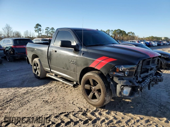 2017 Ram 1500 Tradesman with VIN 3C6JR6AG8HG504979, listed as a Copart auction lot 43332495 with 69,936 mi miles and Salvage title. Bid and sale history available at DreamBid. Image 4.