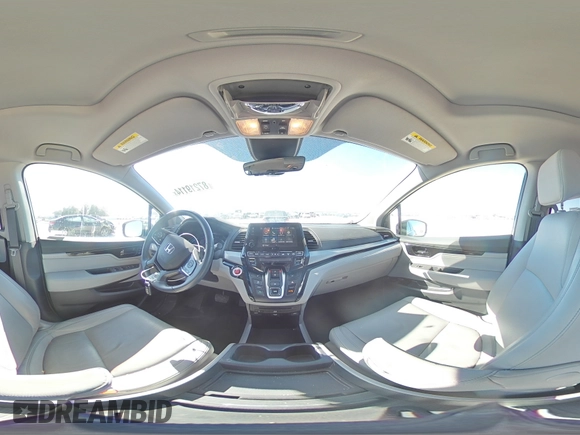 2022 Honda Odyssey Touring with VIN 5FNRL6H89NB044695, listed as a Copart auction lot 87219114 with 34,030 mi miles and Salvage Title. Bid and sale history available at DreamBid. Image 14.