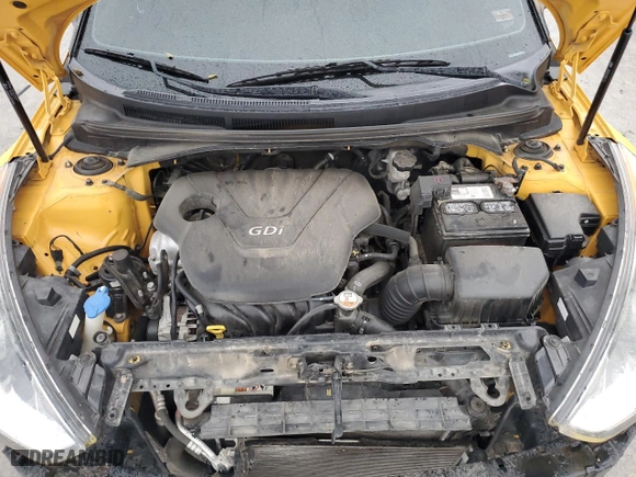 2014 Hyundai Veloster with VIN KMHTC6AD4EU215644, listed as a Copart auction lot 81913064 with 93,692 mi miles and Salvage Title. Bid and sale history available at carsss.com. Image 13.