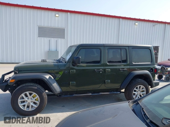 2023 Jeep Wrangler Willys with VIN 1C4HJXDG7PW646627, listed as a IAAI auction lot 42469601 with 50,178 mi miles and . Bid and sale history available at DreamBid. Image 15.