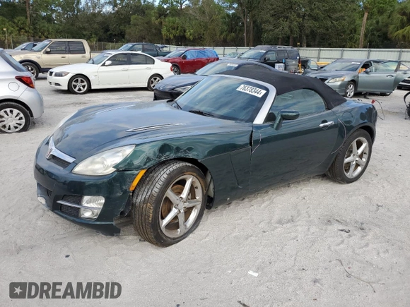 2007 Saturn Sky z VIN 1G8MB33B97Y100033, wystawiony jako Copart lot #76378344 z przebiegiem Nie podano mil oraz Szkody całkowita. Historia ofert i sprzedaży dostępna na DreamBid. Obrazek 1.