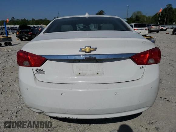 2015 Chevrolet Impala LS с VIN 2G11Z5SL9F9146970, выставлен на аукционе Copart как лот 53934485 с пробегом 131 531 миль миль и Списание • Salvage title. История ставок и продаж доступна на DreamBid. Изображение 6.