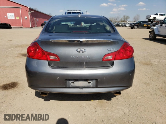 2012 Infiniti G37 x with VIN JN1CV6AR5CM680654, listed as a Copart auction lot 54487355 with 273,872 mi miles and Salvage Title. Bid and sale history available at DreamBid. Image 6.