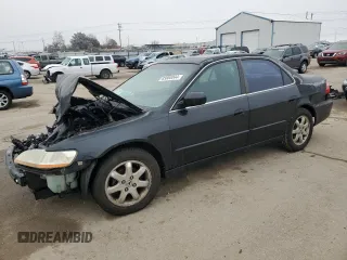 2000 Honda Accord EX z VIN 1HGCG6676YA037464, wystawiony jako Copart lot #83880044 z przebiegiem 201 802 mil mil oraz Szkoda całkowita • Salvage title. Historia ofert i sprzedaży dostępna na DreamBid. Obrazek 1.