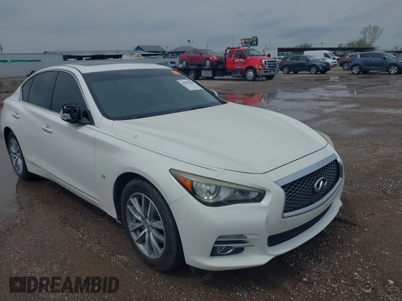 2015 Infiniti Q50 Premium z VIN JN1BV7AR6FM402481, wystawiony jako IAAI lot #41957004 z przebiegiem 171 913 mil mil oraz . Historia ofert i sprzedaży dostępna na DreamBid. Obrazek 6.
