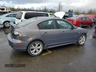 2007 Mazda 3 s Sport with VIN JM1BK323671684780, listed as a Copart auction lot 86375394 with 265,775 mi miles and Salvage Title. Bid and sale history available at carsss.com. Image 3.