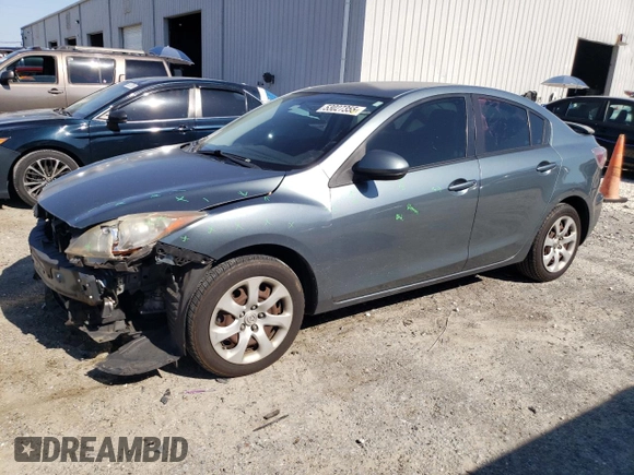 2013 Mazda 3 i SV with VIN JM1BL1TF5D1788313, listed as a Copart auction lot 53027355 with 90,356 mi miles and Salvage Title. Bid and sale history available at DreamBid. Image 1.